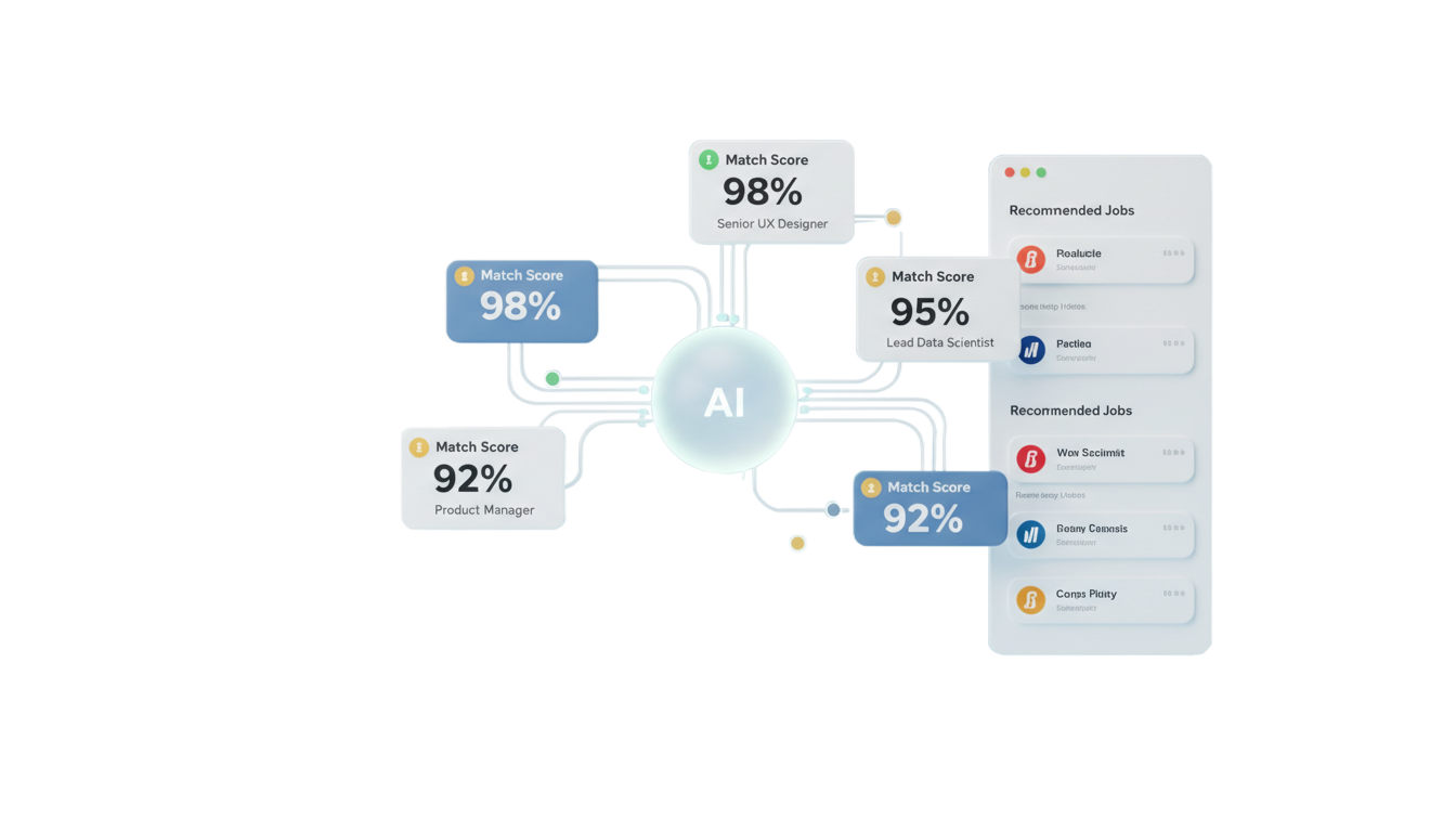 Иллюстрация поиска работы